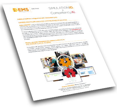 SIMULATIONiQ + Competency.AI Integration Data Sheet